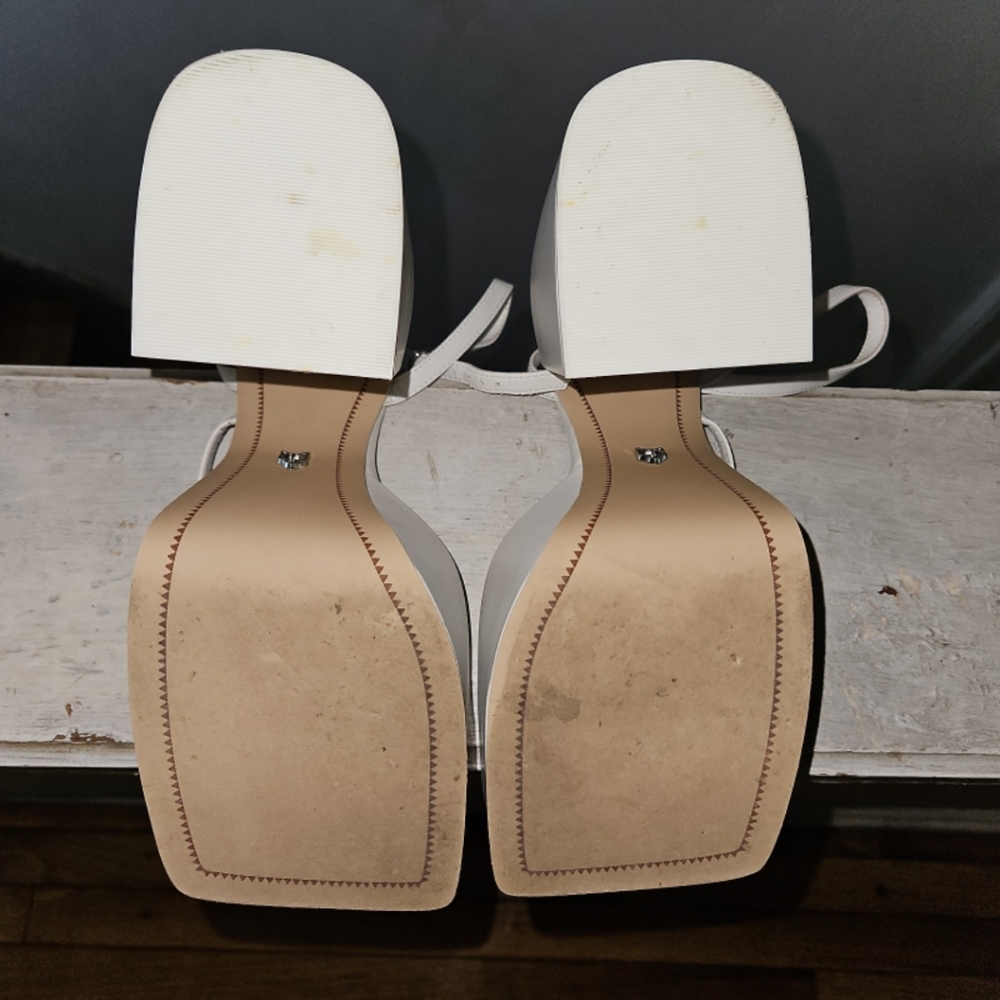 Naked Wolfe White Platform Heels - Picture 3 of 8